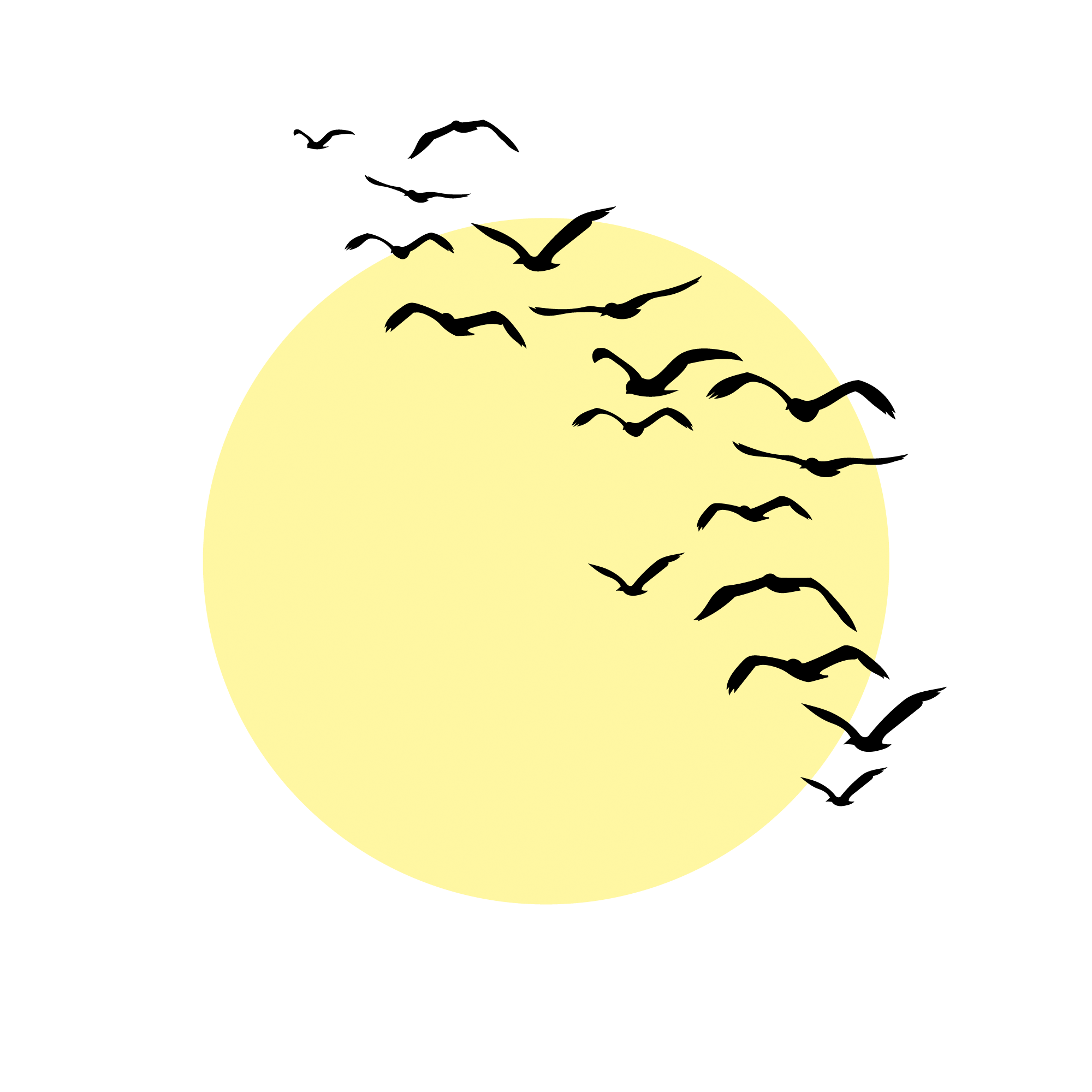 Palm tree silhouette